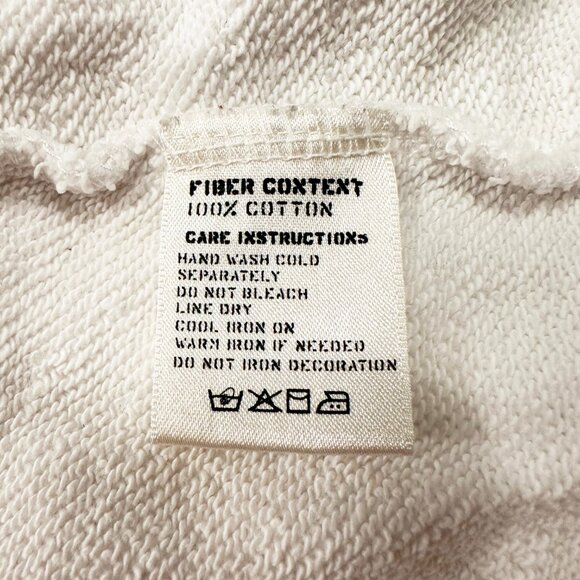 Rare Triple Five Soul White Hoodie Sweatshirt Womens Size Small - Picture 9 of 10